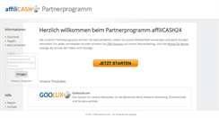 Desktop Screenshot of affilicash24.com
